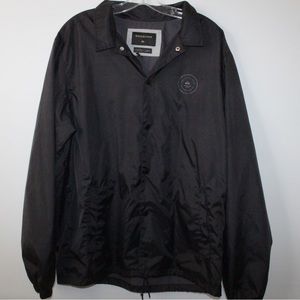 QuikSilver Black Surf Coach Jacket